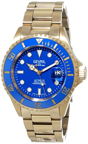 Gevril Men's Wall Street Stainless Steel Bracelet Watch