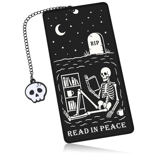 Spooky Basket Stuffers for Women Men Dark Romance Bookmarks Merch - Spooky Bookmarks Boo Basket Stuffers for Him Her Horror Bookmark Halloween Gifts for Women Adults Kids Goth Gifts for Book Lovers