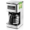 Melitta Aroma Series Programmable Drip Coffee Makers Parent (Aroma Tocco Plus Black and Stainless Steel 12 Cups) with 5-Pack Coffee Filters