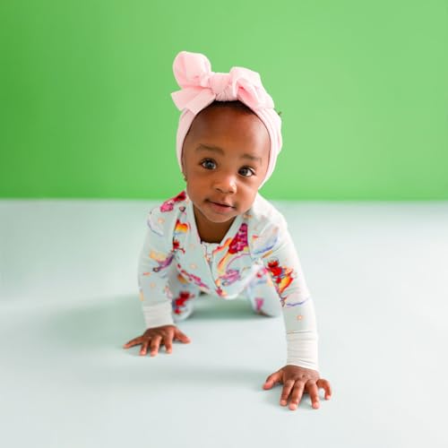 Image of Posh Peanut Girls Convertible Baby Sleepers, Toddlers Footless Pajamas | True To Size Fit With 2-Way Zipper, Convertible Mittens /Footies With Grips, Tagless Gentle Comfort, Easy Care Wash