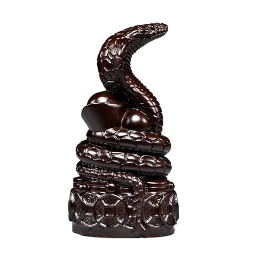 Sculpture en bois de serpent décoration maison originale - 2