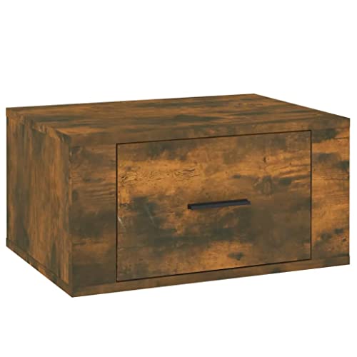 Table de chevet murale avec grand espace de rangement en bois robuste