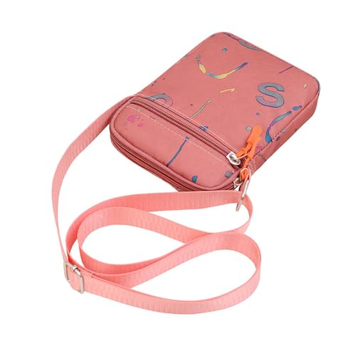 Crossbody Bag,Cloth Purse Phone Bag, Letter Printing Crossbody Shoulder Bags for Women