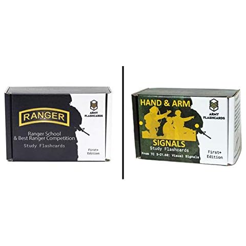 Army Flashcards - Ranger School & Hand and Arm Signal Flashcards | 100 of the Most Important Terms & Concepts for Ranger School | Key Tool for Any Army Infantry Soldier | Made in USA Cover