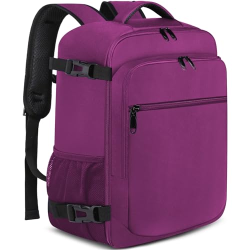 Equipaje De Mano 40x20x25 Ryanair Mochila Viaje Cabina Avion 20l Mochila Avion Hombre Mujer Bolsa De Viaje Portatil 14 Pulgadas Maletas Debajo Del Asiento Viagem Bolsa Con Puerto Usb, Morado Equipaje De Mano 40x20x25 Ryanair Mochila Viaje Cabina Avion 20l Mochila Avion Hombre Mujer Bolsa De Viaje Portatil 14 Pulgadas Maletas Debajo Del Asiento Viagem Bolsa Con Puerto Usb, Morado