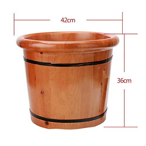Spa de pies de madera Katzowen bañera de pies 36 cm miniatura 4