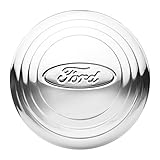 KNS Accessories KA8013 Center Cap (1932-1933 Stainless Steel Wire Wheel, Ford Script Oval Logo)