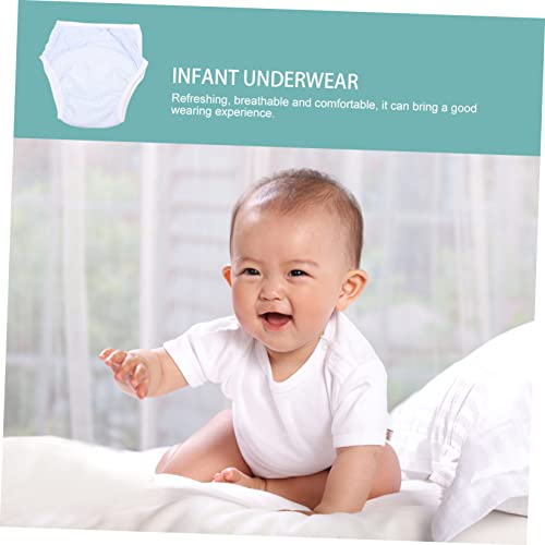 DECHOUS Leakproof Boy Girl Underwear Cotton Training Pants for Girls Boys Breathable Travel Underpants Organic Cotton Training Underwear Pants Blue2