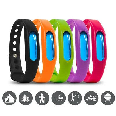Image of Pack of 3 Mosquito Repellent Wrist Band Cute Water Resistant Insect & Bug Repeller With Plant Essential Oil For Babies,Kids & Adults Perfect Return Gift Option
