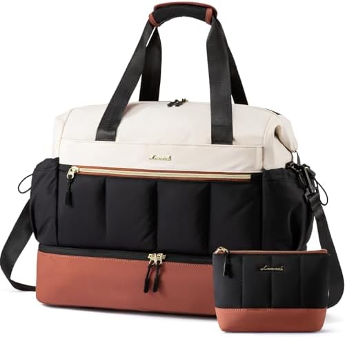 LOVEVOOK Travel Duffel Bag, Weekender Bags for Women, Large Overn...