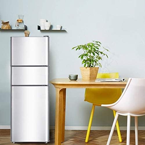 Tiny Fridge Three-Door Refrigerator Small Refrigerator for Use (Color : 150L) (160l)
