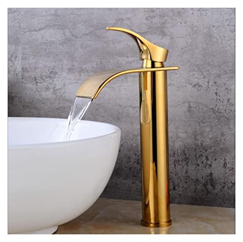 Robinet d'eau cascade pour vasque haute et ambiance spa moderne - 3