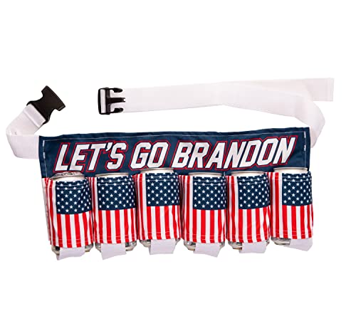 Calhoun Unisex Themed Fourth of July USA Americana Patriotic Beverage Beer Belt