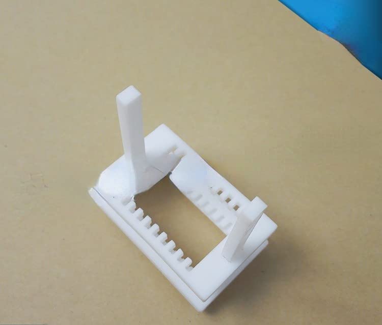 1pcs laboratory ITO/AZO/FTO conductive glass cleaning rack/PTFE cleaning rack/silicon wafer cleaning rack (10mm * 10mm glass 10 grooves)