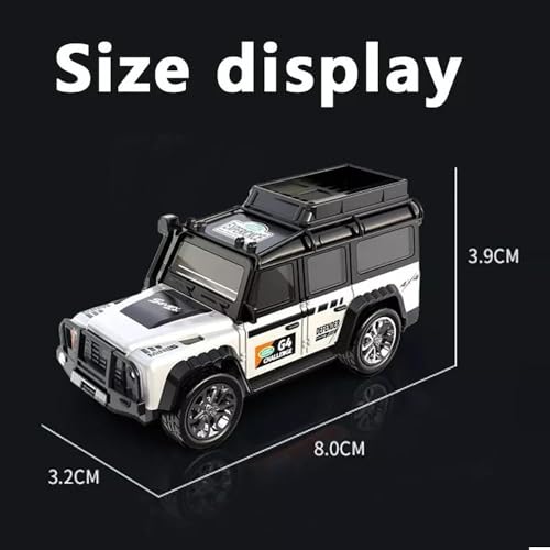 Image of Amitasha Mini RC Drift Car 1:64 Scale Alloy Model 4WD 2.4GHz Remote Control Micro Car for Kids & Adults, 3-Speed Modes Long Runtime, Durable Mini Racing Toy Car