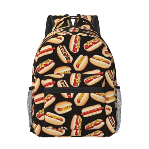 Sac à dos résistant à l'eau pour enfants - Sac à dos noir confortable