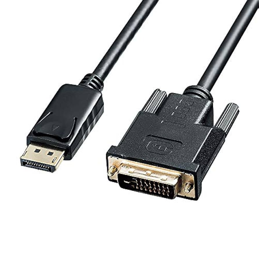 Amazon.co.jp: サンワサプライ DisplayPort-DVI変換ケーブル 1m