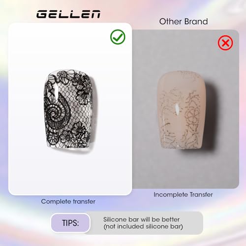 GELLEN Gel adhesivo para transferencia de uñas 2 piezas 18 ml miniatura 4
