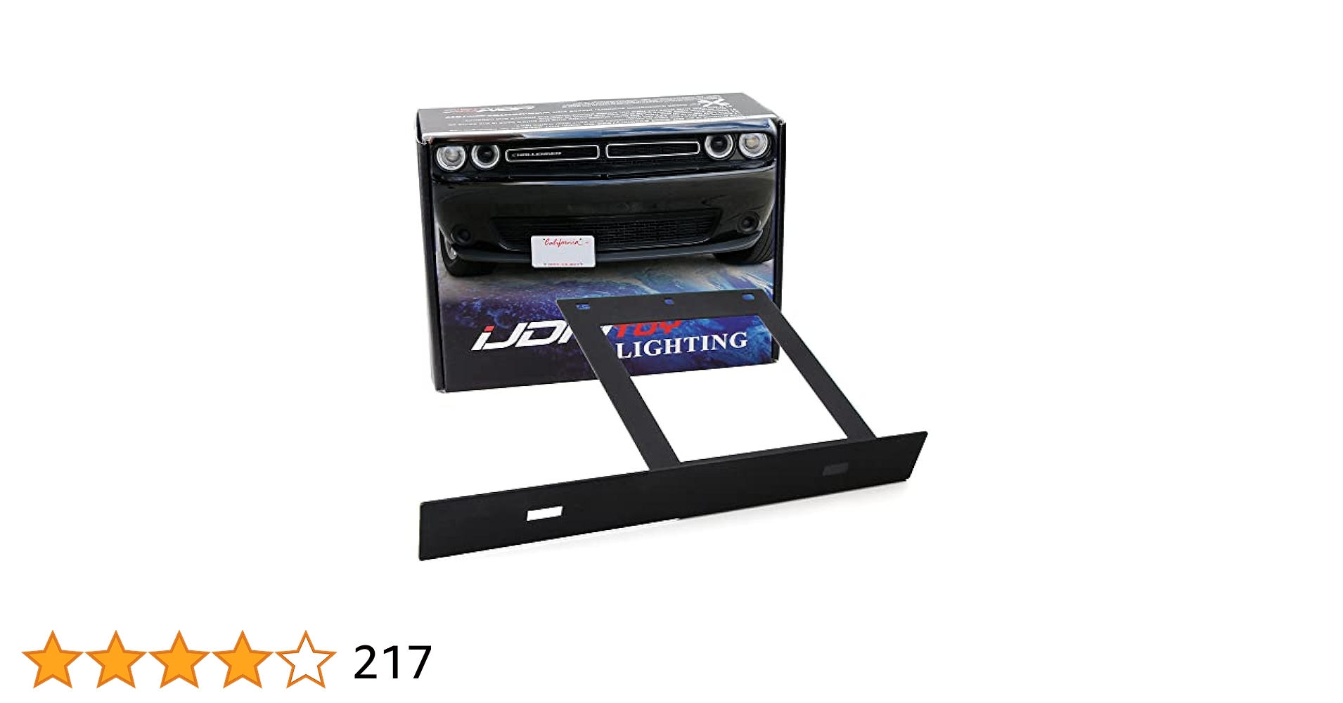 Amazon.co.jp: iJDMTOY ドリル不要 フロントナンバープレート