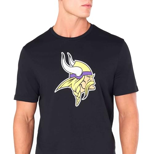 New Era Minnesota Vikings NFL Team Logo Schwarz T-Shirt - S