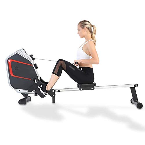 Image of Rowing Machine Aerobic Exercise Fitness Equipment 8-Level Magnetic Control Resistance Adjustable LCD Intelligent Display Real-Time View of Exercise Status