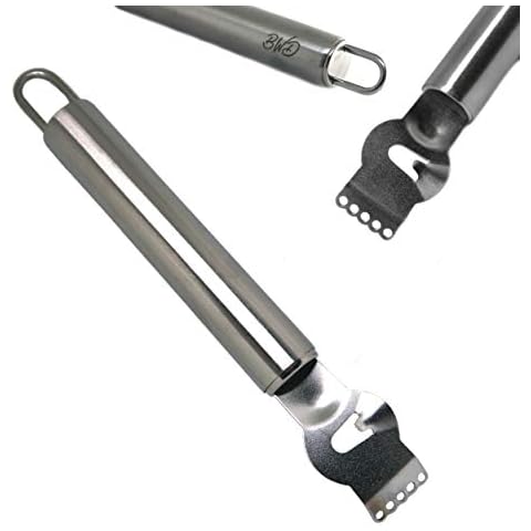 BWD Citrus Lemon Zester Peeler Grater Stainless Steel/for Gin Cocktails/Lime Oranges/Ergonomic Kitchen Tool Cover