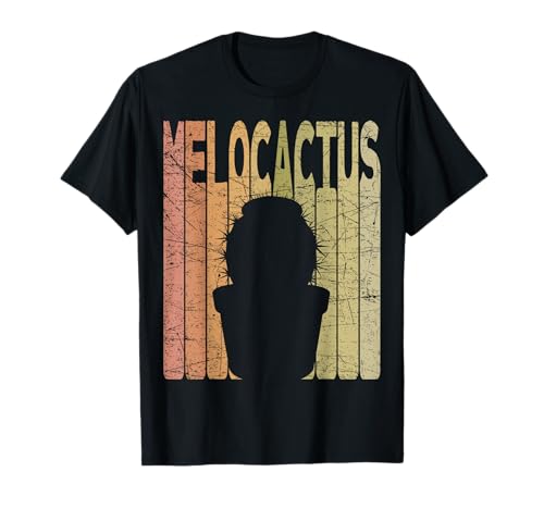 Melocactus Cactus Vintage Botanist Retro Melocactus T-Shirt