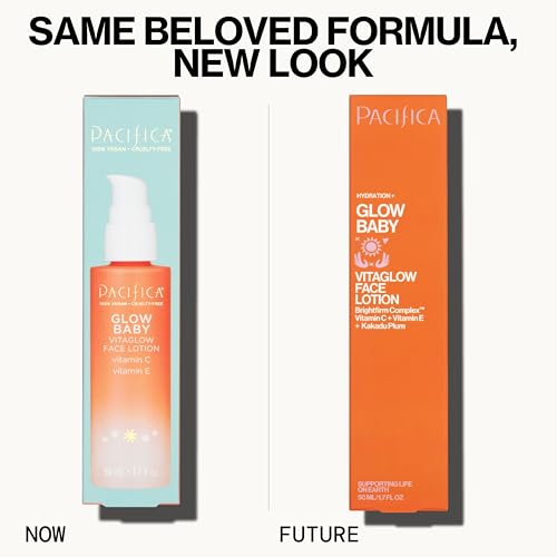 Pacifica Vitamin C Face Lotion Glow Baby VitaGlow Face Moisturizer Glow Recipe, Vitamin E, Antioxidants, Dermatologist Tested 1.7 oz image 12