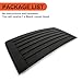 ECOTRIC Black Hood Vent Hood Louver Compatible with 2006-2010 Hummer H3 Air Vent Grille Panel Replace for Part Number GM 20880500 15231746 15836982 15298497