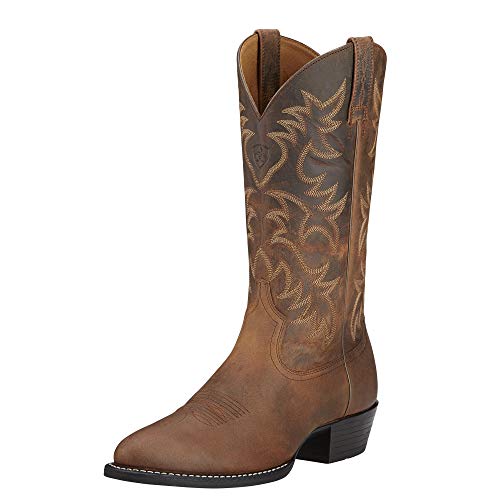 Ariat Heritage Round Toe Western Boots - Men’s Round Toe Cowboy Boot