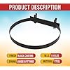 2Pk E-Track 5 Gallon Bucket Holder For Enclosed Trailer Max 12-2/5" Bucket Dia