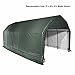 ShelterLogic 12 x 24 x 11 Barn Style Portable Garage Canopy - Green - 90154