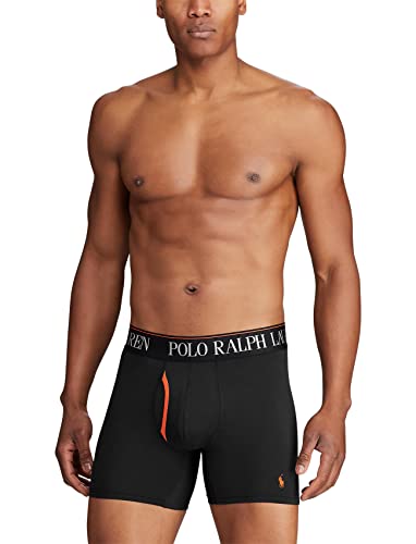 Image of POLO RALPH LAUREN Men's Underwear Boxer Briefs Pack, 3-Pack, 4D Flex Cooling Microfiber Underwear, Wicking Boxer Briefs