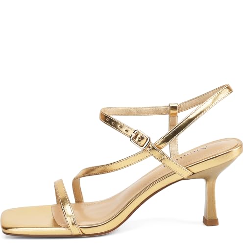 Womens Strappy Heels Kitten Low Heeled Sandals Square Open Toe Ankle Strap Party Wedding Dress Shoes2