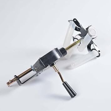 Manual Centrifugal Precipitator, Hand-Cranked Centrifuge Separator for Chemistry Lab Experiments, with 4 Test Tubes