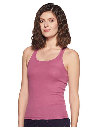 Image of Van Heusen Women Anti Bacterial Racerback Tank Top - 100% Super Combed Cotton - Colour Fresh, Moisture Wicking