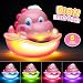 Imagen de Adeokay Juguetes para niñas a partir de 1 a 4 años: máquina de espuma de dinosaurio juguete de baño para la bañera