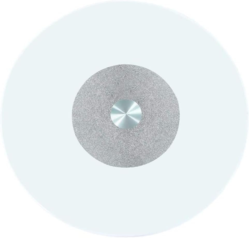 Plateau tournant pour table à manger gris bleu en verre trempé 10 mm