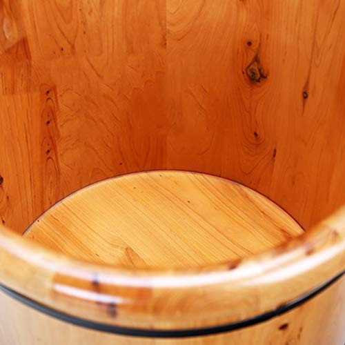 Tina de madera para pies con diseño de cedro miniatura 7