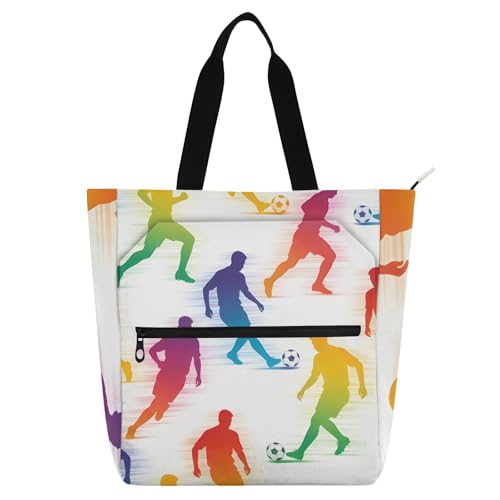 Bolsa de libros para niños, niñas y mujeres con estampado de fútbol Copa 2026