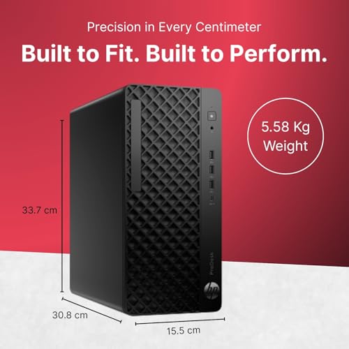 Image of HP ProDesk Business Desktop PC | Intel Core U7-265 Processor | 16GB DDR5 RAM | 1TB NVMe SSD | WiFi & Bluetooth | Free DOS | No ODD | 3 Years Warranty (D46U1AT)