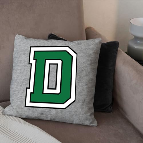 Image of Dartmouth College Big Green NCAA Sweatshirt Throw Pillow, Plush Officially Licensed Team Logo Cushion for Dorm, Couch, or Bed, Soft Cotton School Spirit Pillow, College Decor, 16 x 16 inches
