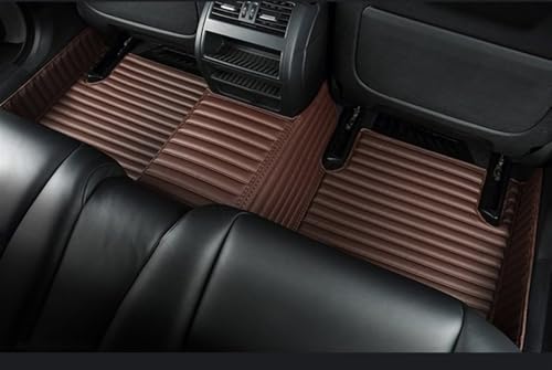 Tapis de voiture en cuir PU rayé haut de gamme pour CLA C117 - 4