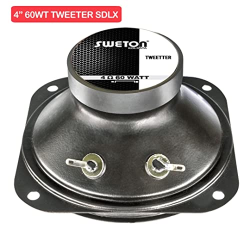 Image of Metal Sweton 4inch Tweeter SDLX 60Watt (Pack of 1) - - Window Shade Audio - Fabric - Motorized - Automatic - Remote Control - Sheer Inches - Spot Clean - 104mm Diameter - 6in x 4in (W x H) - 0.25kg