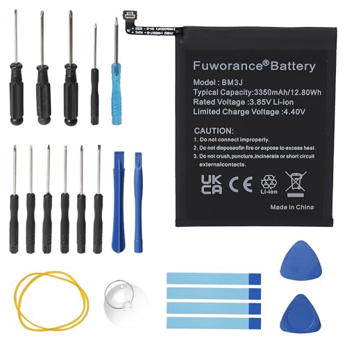Fuworance 3350mAh 3.85V BM3J Batería de repuesto compatible con Xiaomi Mi 8 Lite MI8 M1808D2TG teléfono móvil Smartphone Batería de iones de litio + caja de herramientas