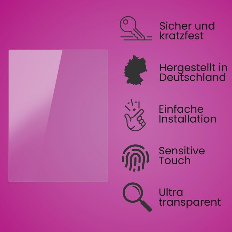 atFoliX Plastic Glass Protective Film compatible with Instax mini LiPlay Glass Protector, 9H Hybrid-Glass FX Screen Protector