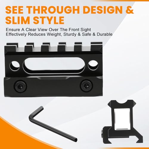 image for PUKESI 5 Slots Picatinny Rail Riser Mount, 1