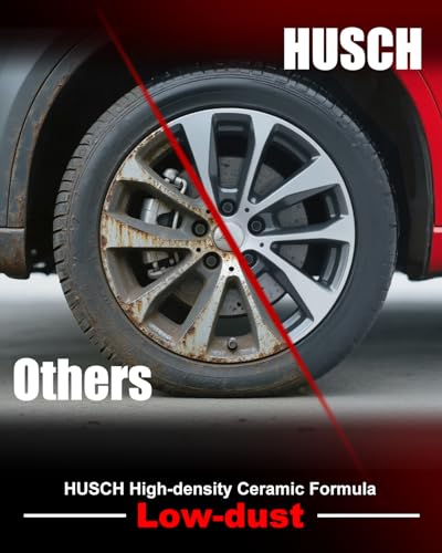 Image of HUSCH Front & Rear Ceramic Brake Pads Fit For Honda Pilot 2003-2008 | Clean Wheels, Quiet, Short Braking Distance, Responsive Braking, Long Service Life, for Various Weather, Road Performance
