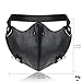 GelConnie Punk Leather Mask Motorcycle Biker Half Face Cosplay Masks Wind Protective Anti-Dust Outdoor Sports Masks for Cosplay Party Props