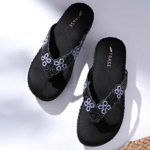 Image of TRASE Ortho Slippers For Women | Slippers For Woman | Lightweight, Comfortable And Stylish Women Slippers | Flats | Soft Women Footwear | Trendy Ladies Chappal | Orthopedic Slippers